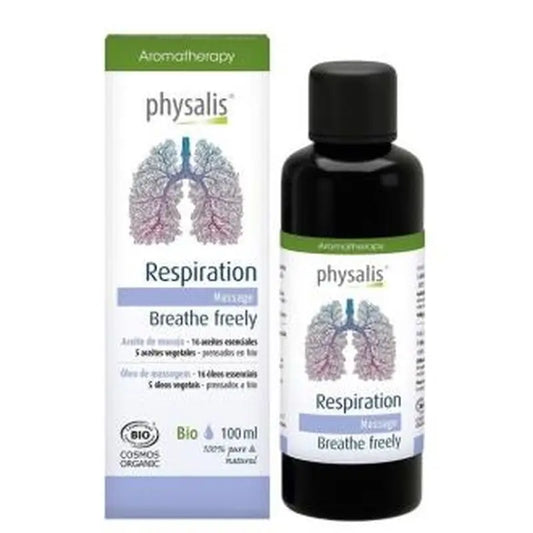 Physalis Respiration Breathe Free Massage Oil 100Ml. Bio