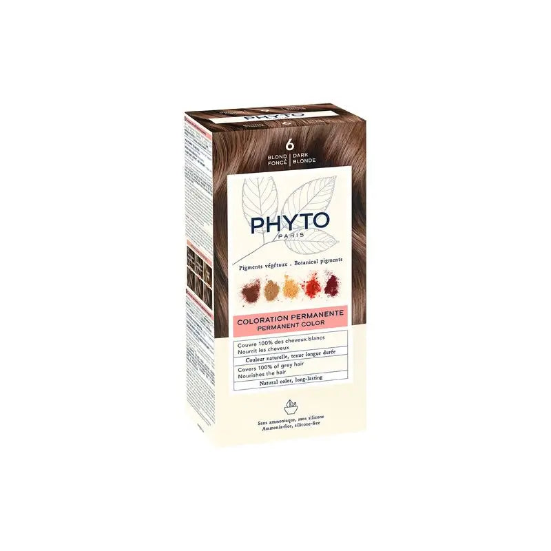 Phyto Colour 6 Dark Blonde Permanent Colouring