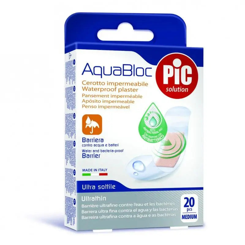 Pic Aquabloc Antibacterial 19X72Mm 20 Uds