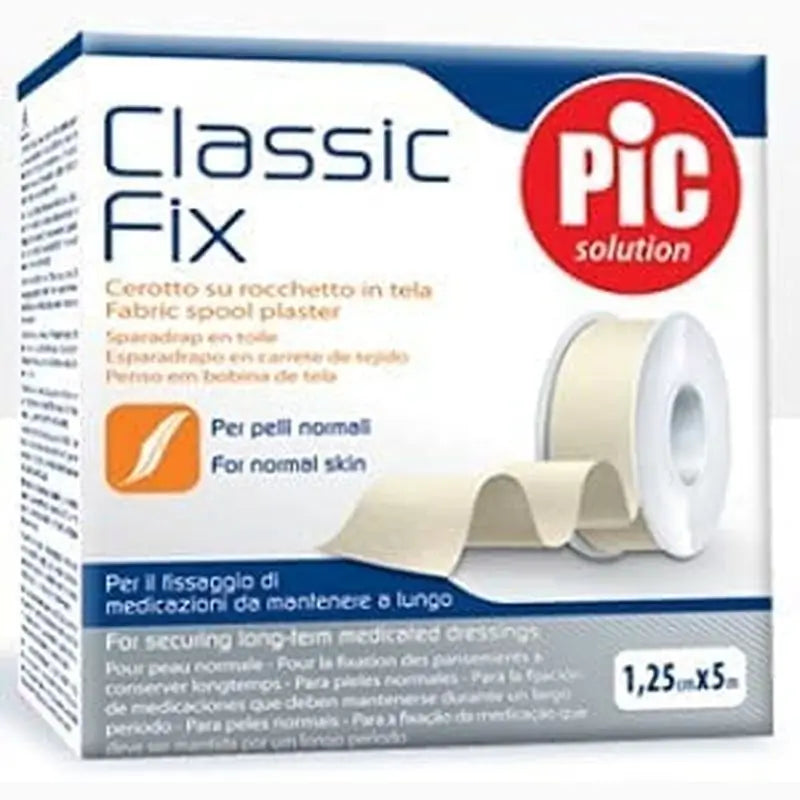 Pic Classic Fix Tape Tape White Roll 1,25Cmx5M