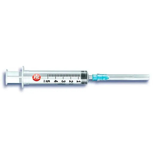 Pic Syringe With Needle 5 Ml G21 0,8X40Mm 100 Units