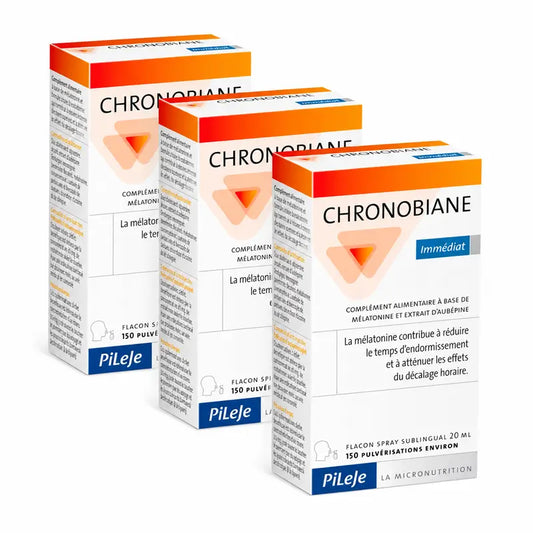 Pileje Chronobiane Instantané, lot de 3 x 20 ml