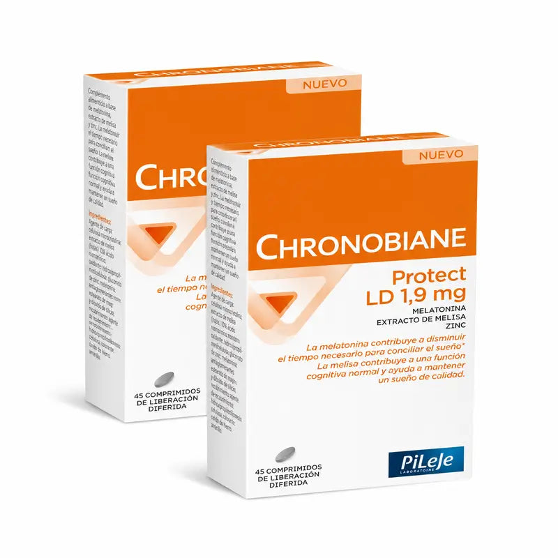 Pileje Chronobiane Ld Protect 1,9 mg, boîte de 2 x 45 comprimés