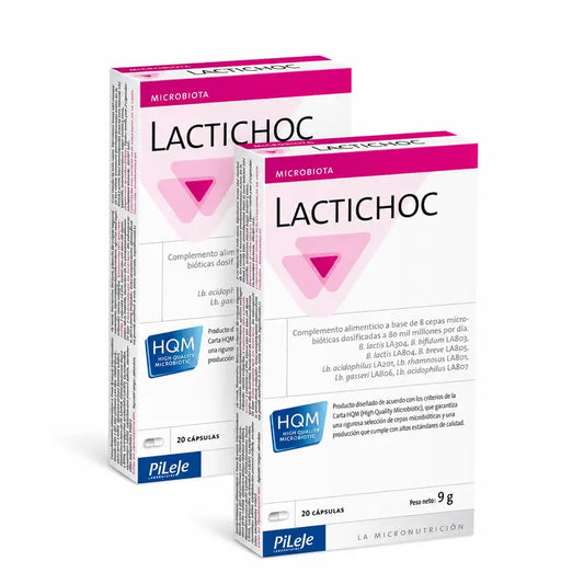 Pileje Lactichoc, boîte de 2 x 20 gélules