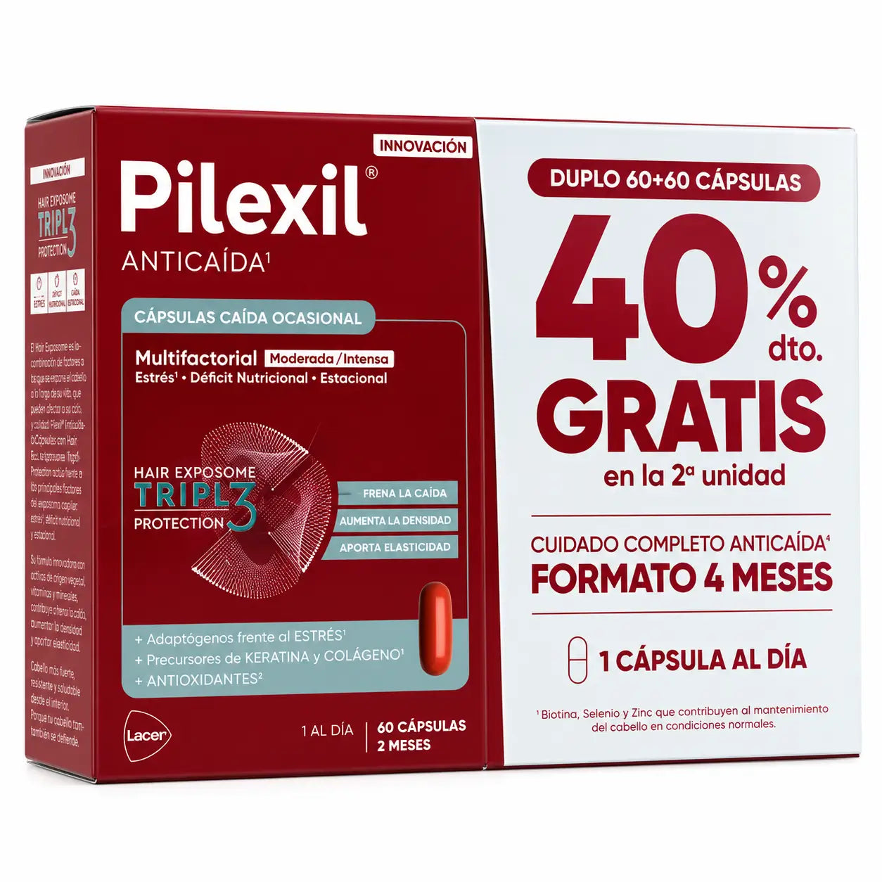 Pilexil Anti-Hair Loss Capsules, 120 capsules
