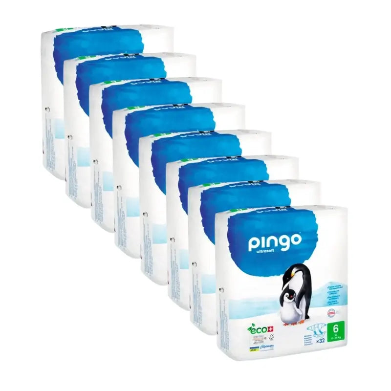 Couches écologiques Pingo Taille 6 Xl (15-30 Kg), 8X32Unités