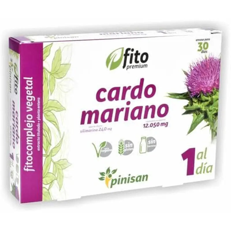 Pinisan Fitopremium Chardon Marie, 30 gélules