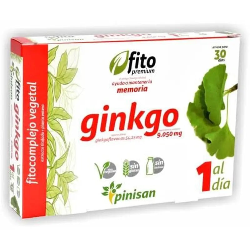 Pinisan Fitopremium Ginkgo , 30 gélules