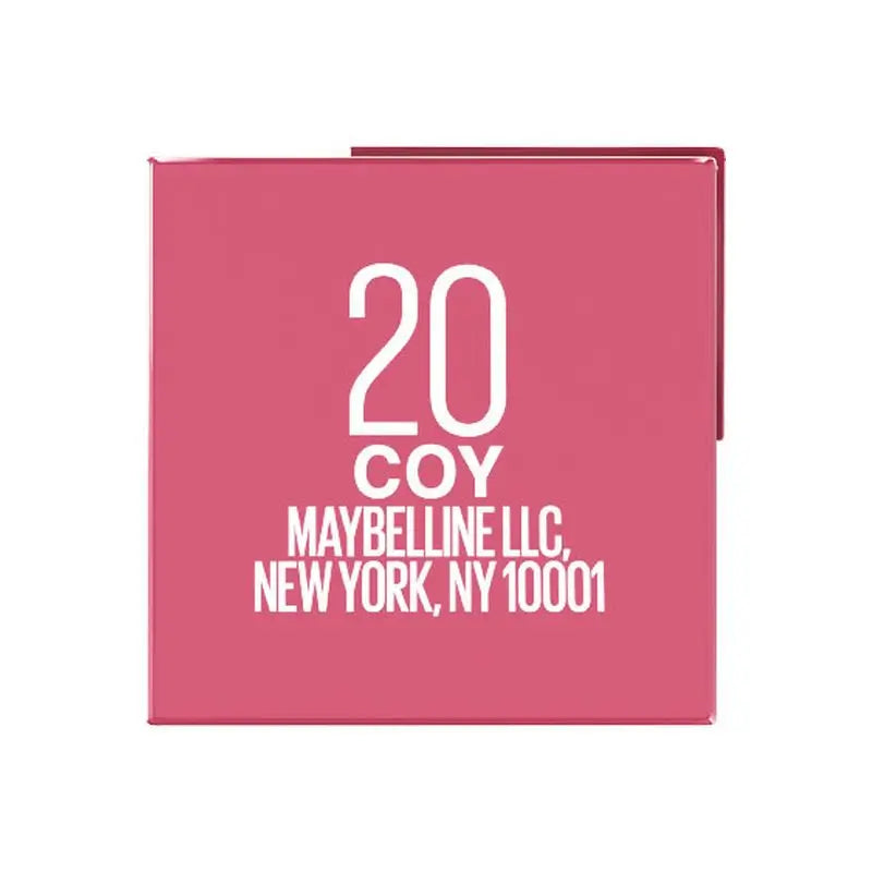 Rouge à lèvres Maybelline New York Superstay Vinyl Ink, teinte 20 Coy