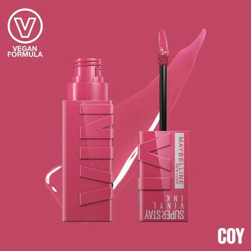 Rouge à lèvres Maybelline New York Superstay Vinyl Ink, teinte 20 Coy
