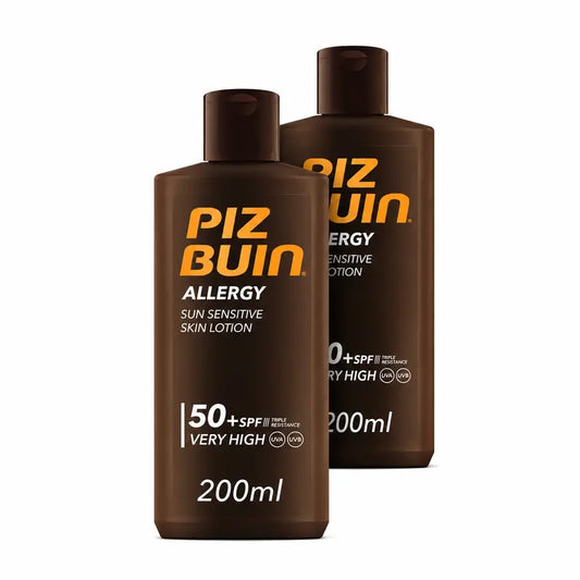Piz Buin Allergy Crème solaire pour le corps SPF 50, lot de 2 x 200 ml