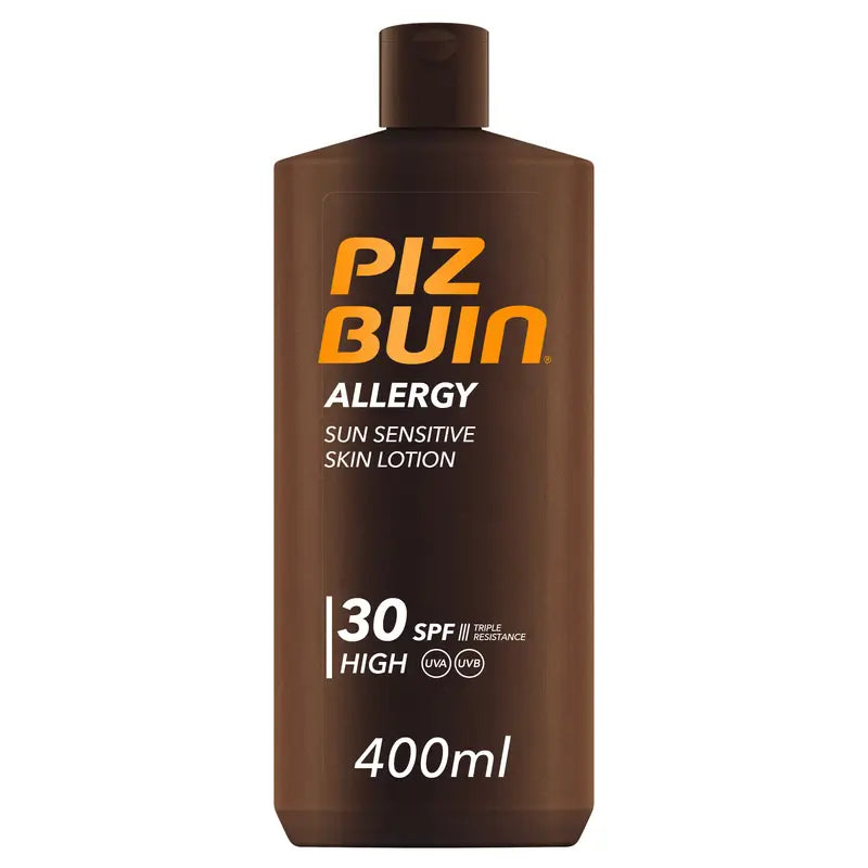 Piz Buin Allergy Sunscreen Body Cream SPF 30 Sensitive Skin, 400ml
