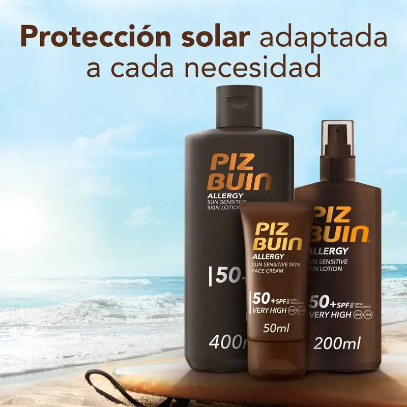 Piz Buin Duplo Lotion Allergie Spf 50, 2X400 ml