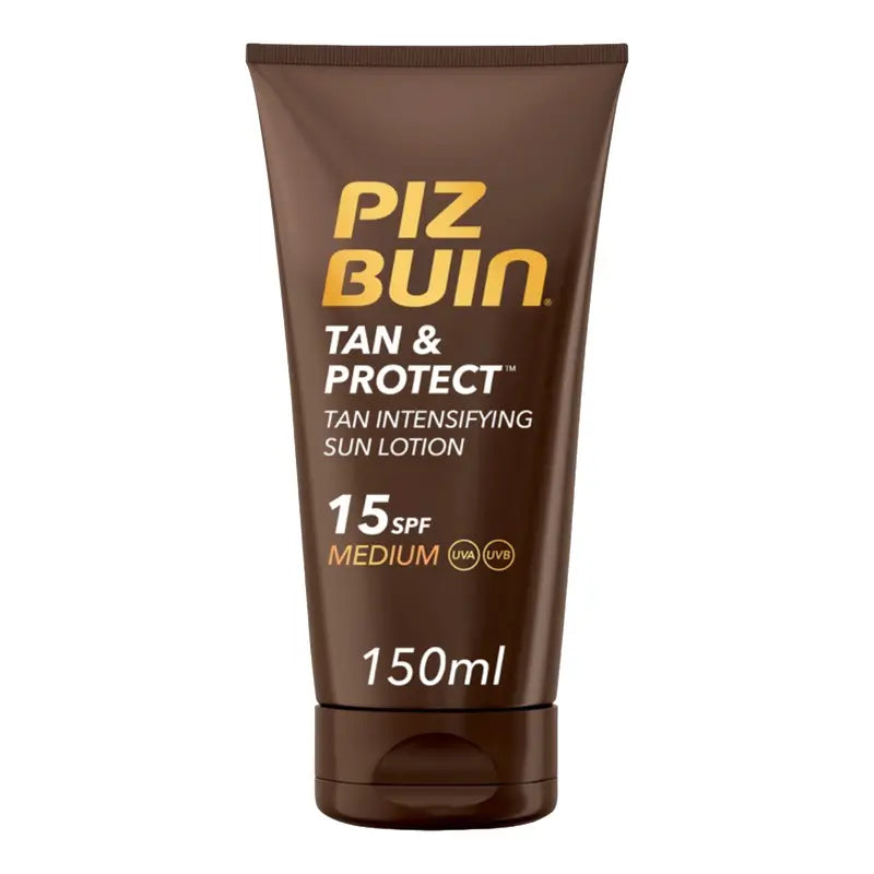 Piz Buin Tan & Protect Crème solaire intensifiante SPF15, 150 ml