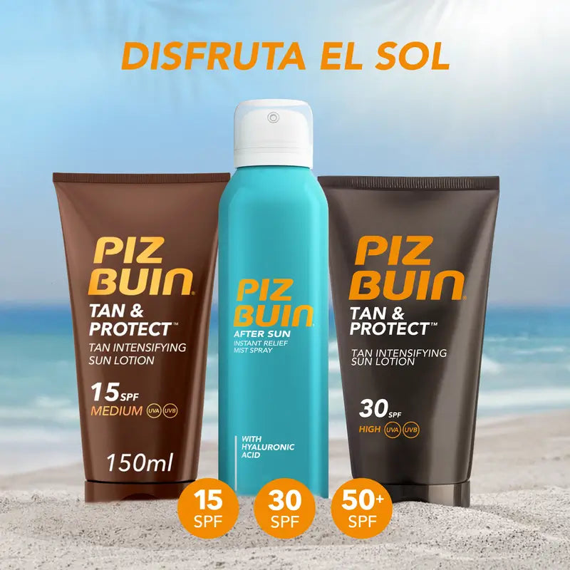Piz Buin Tan & Protect Crème solaire intensifiante SPF15, 150 ml