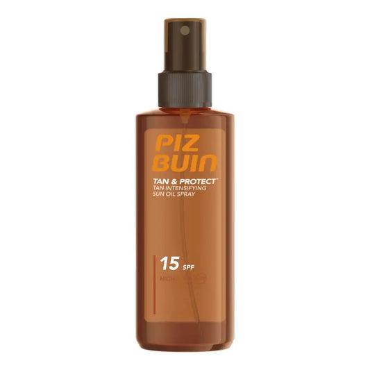 Piz Buin Tan & Protect Tan Accelerator Spray Oil SPF15, 150 ml