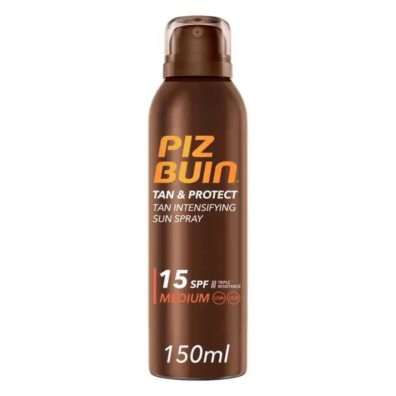 Piz Buin Tan & Protect Tan Intensifying Sun Spray Oil SPF15, 150 ml
