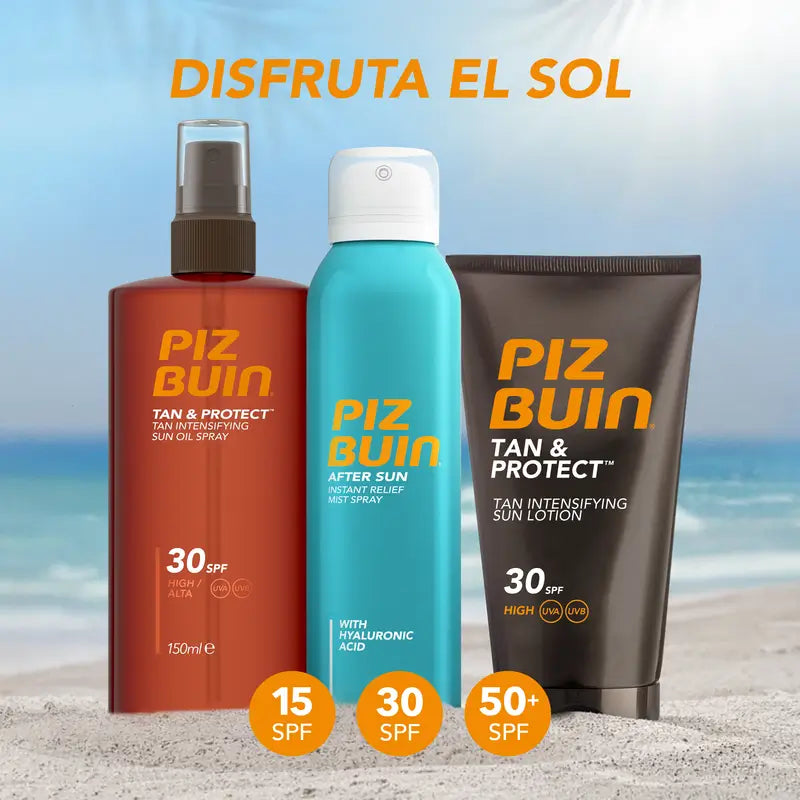 Piz Buin Tan & Protect Tanning Accelerator Spray Oil SPF30, 150 ml