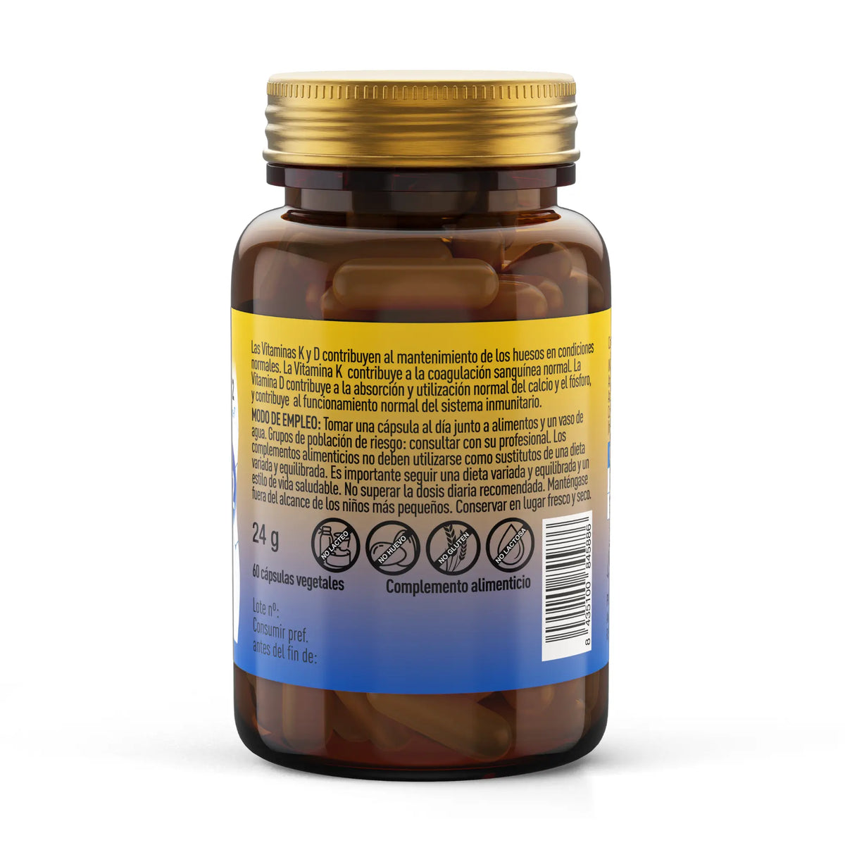 Plameca Vitamine D3 + K2, 60 gélules