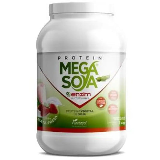 Plantapol Protein Mega Soya Soy Protein Cream-Strawberry1Kg.