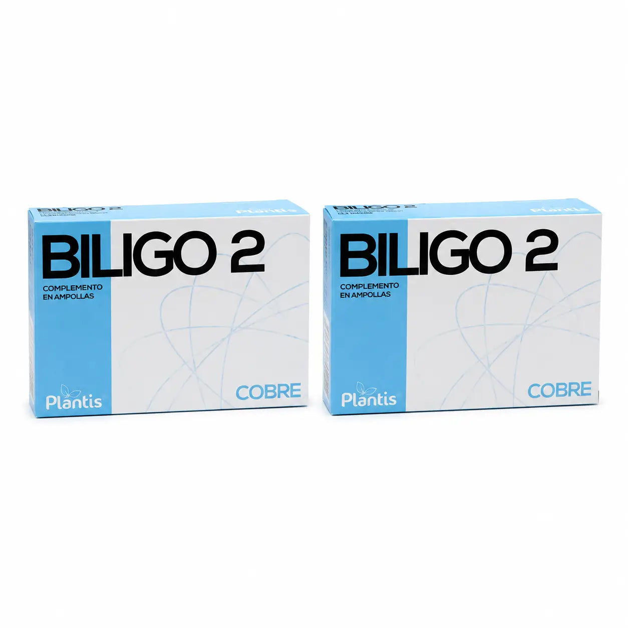Plantis Biligo 2 Cuivre, 20 ampoules de 2 ml, lot de 2