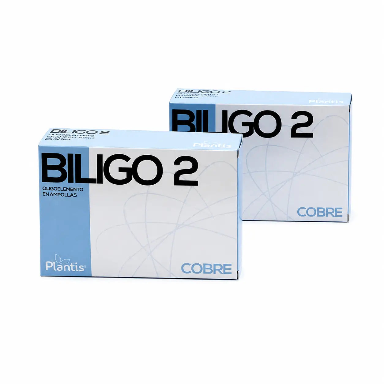 Plantis Biligo 8 Magnésium Oligo-élément, 20 ampoules de 2 ml, lot de 2