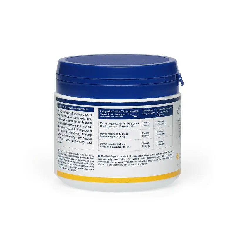Plaqueoff en poudre pour chiens et chats, 420 g