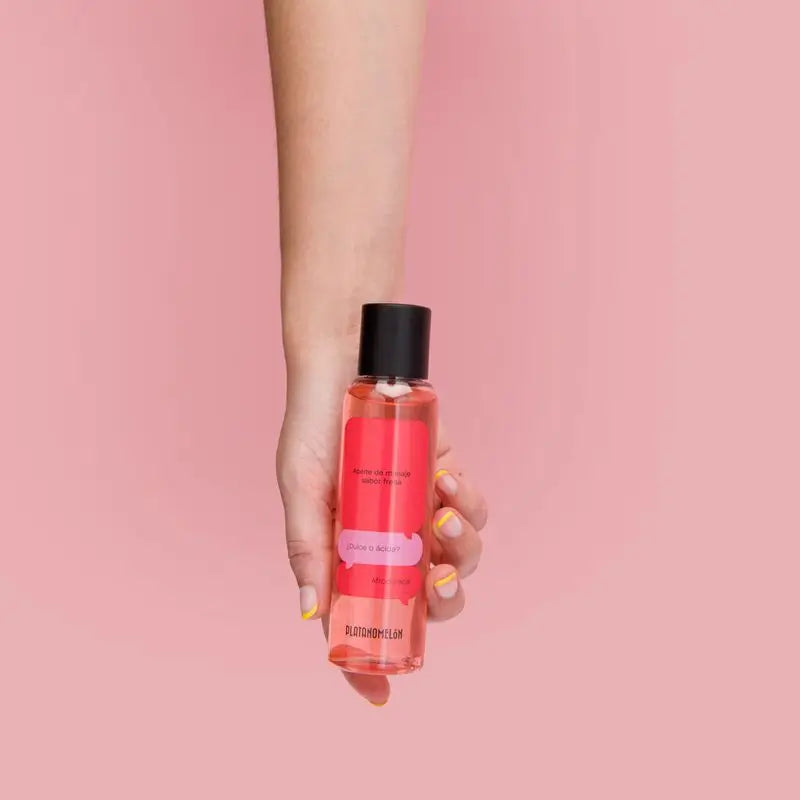 Platanomelon Kissable Massage Oil Huile de massage à la fraise, 100 ml