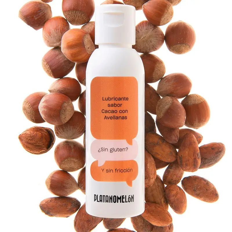 Lubrifiant aromatisé à la noisette et au cacao de Platanomelon, 50 ml