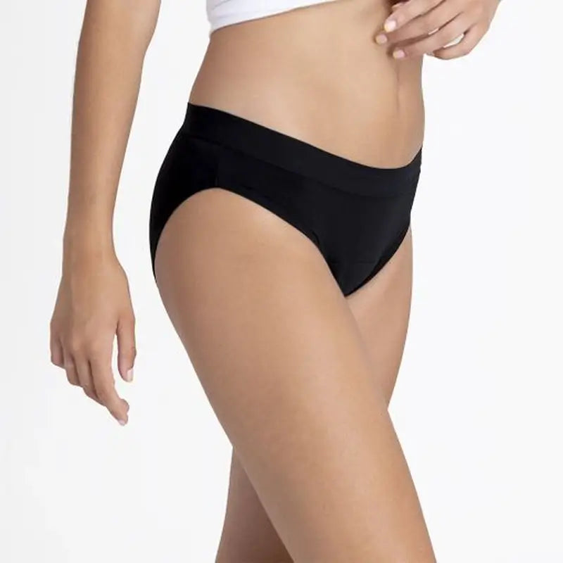 Platanomelon Kiwitas Classic Sporty Menstrual Panties Black T / L