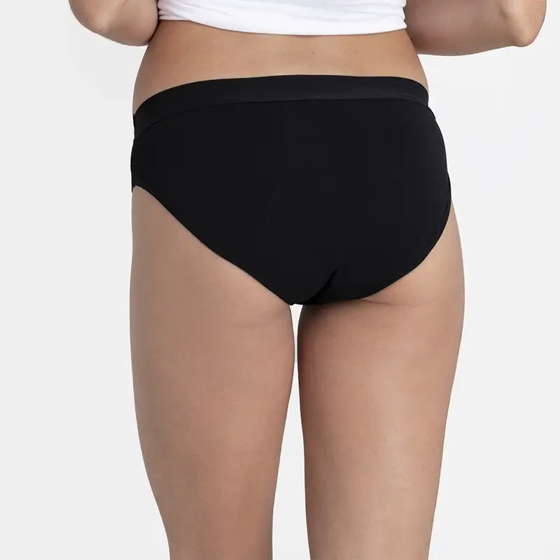 Platanomelon Kiwitas Classic Sporty Menstrual Panties Black T / S
