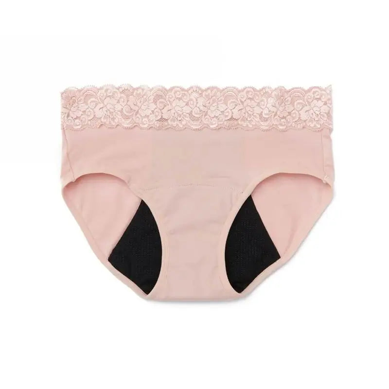 Platanomelon Kiwitas Lace Menstrual Panties Nude / S