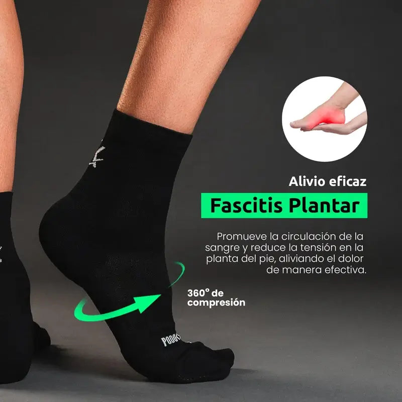 Chaussettes de confort Podoks H3 noires