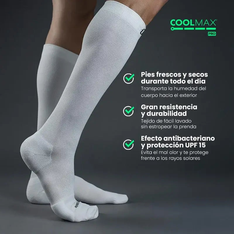 Podoks Chaussettes pour jambes fatiguées H6 Blanc