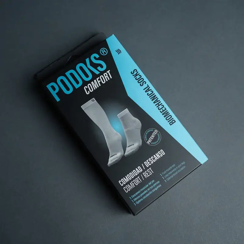 Podoks Chaussettes pour jambes fatiguées H6 Blanc