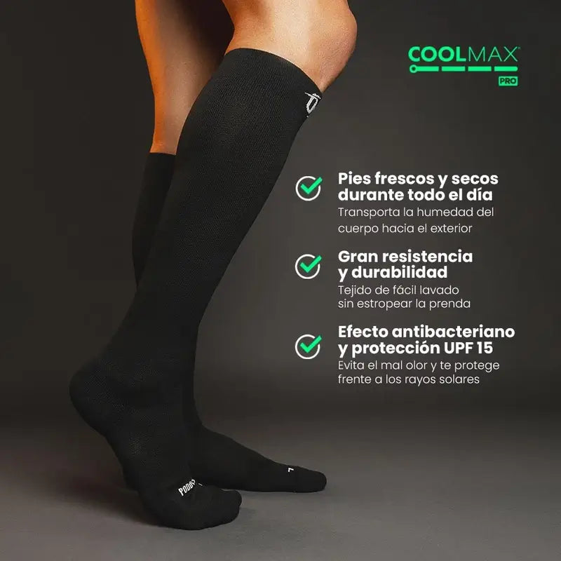 Podoks Chaussettes pour jambes fatiguées H6 Noir