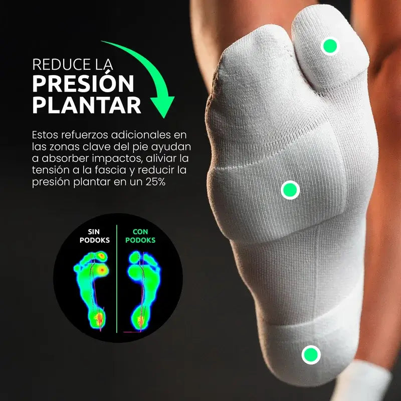 Podoks High Running Socks H5 White