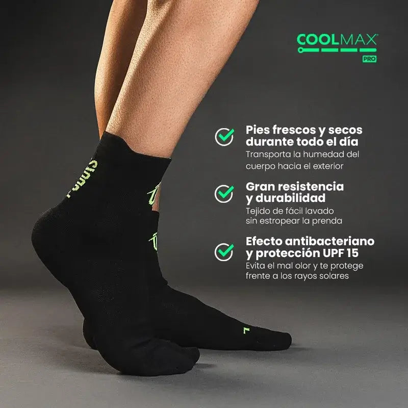 Chaussettes de course Podoks H3 Medium Black