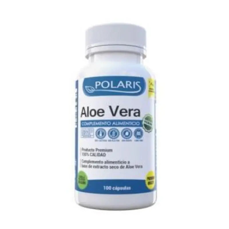Polaris Aloe Vera , 100 capsules of 500 mg