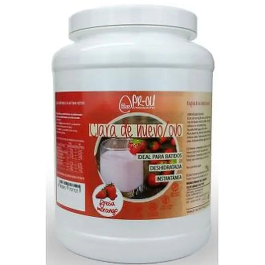 Pr-Ou Egg White Strawberry Flavour 1Kg.Sg