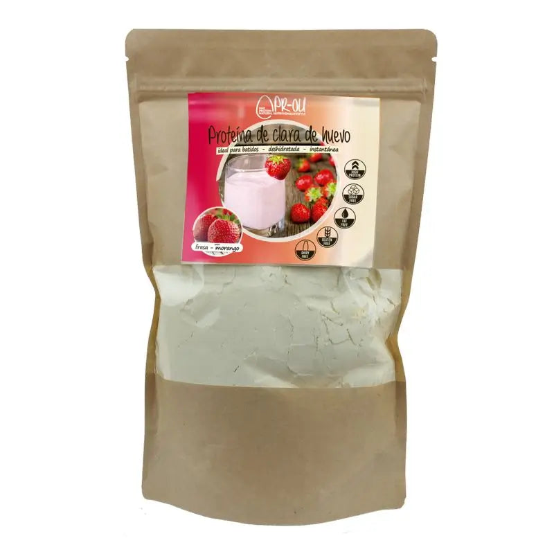 Pr-Ou Blanc d'oeuf Arôme Fraise 500Gr. Sg