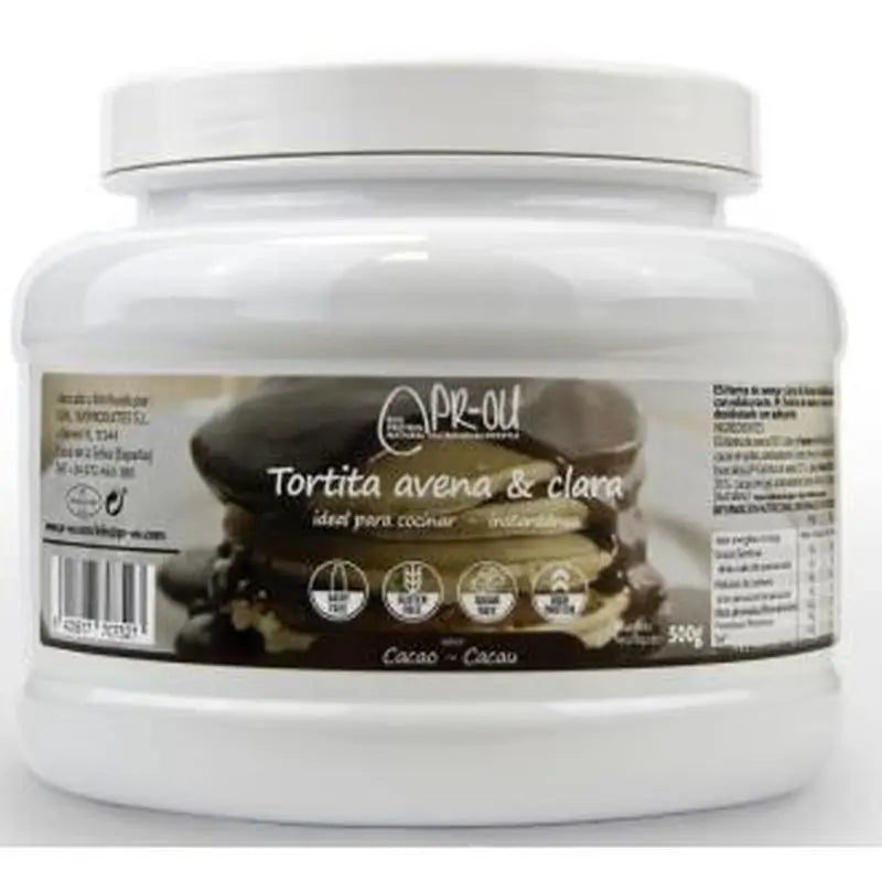 Pr-Ou Clear+Oatmeal Cacao Flavour Pancake 500Gr. Sg