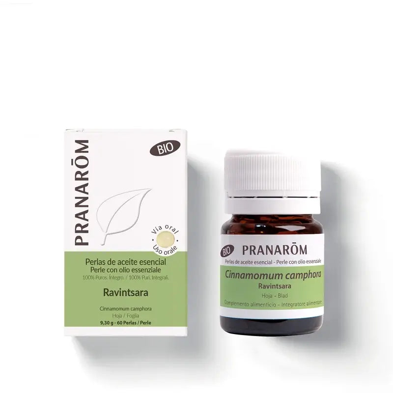 Pranarôm Huile Essentielle Ravintsara Bio 60 Perles 100 Mg