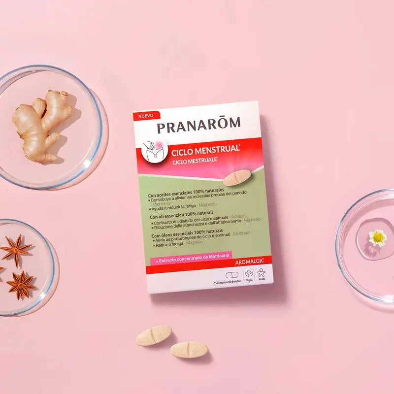 Pranarôm Aromalgique Règles douloureuses Comprimés, 15 pièces