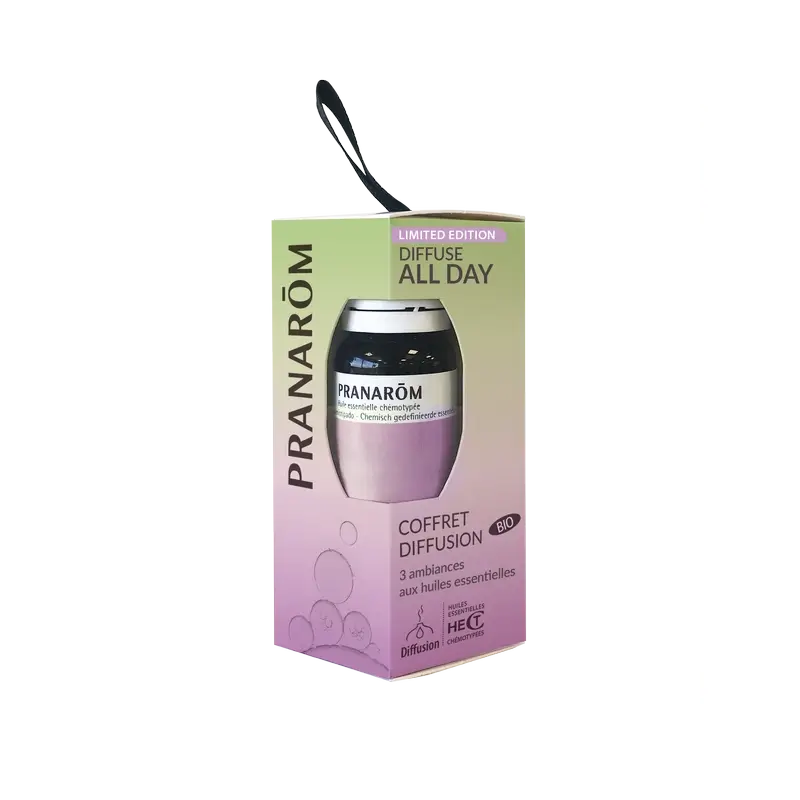 Pranarôm Diffuse All Day Boîte de diffusion, 3x5 ml