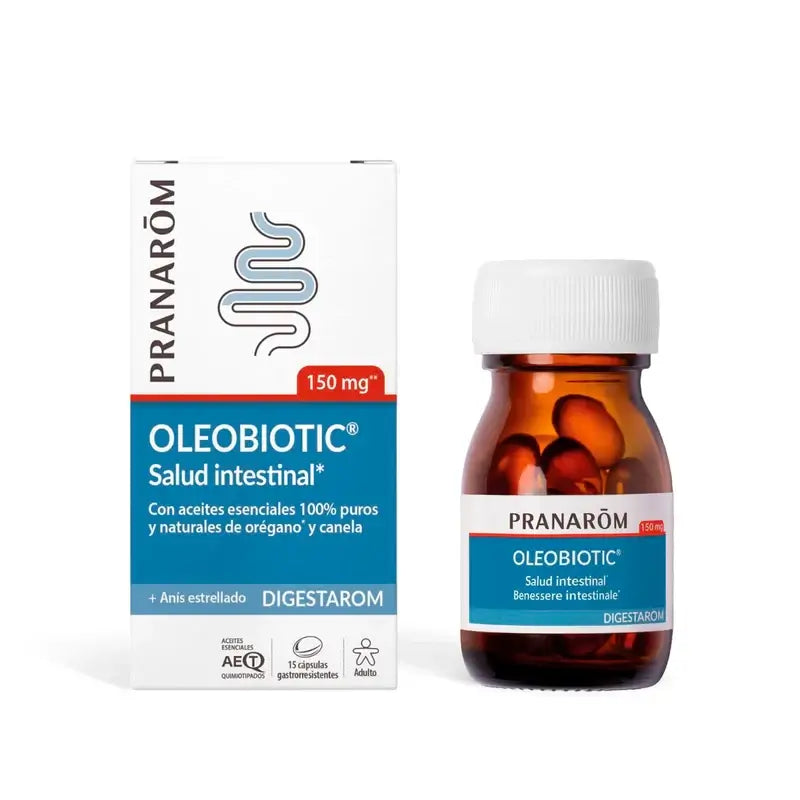 Pranarom Digestarom Oleobiotic Intestinal Health, 15 capsules
