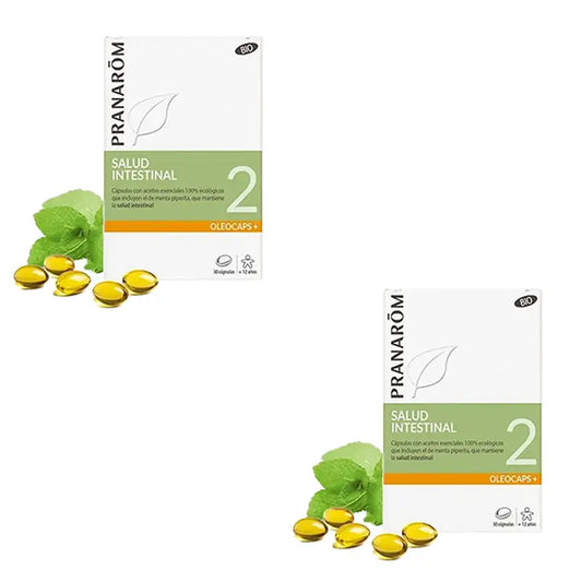 Pranarôm Oleocaps 2 Gastrointestinal & Urinary Relief, 2X30 Capsules