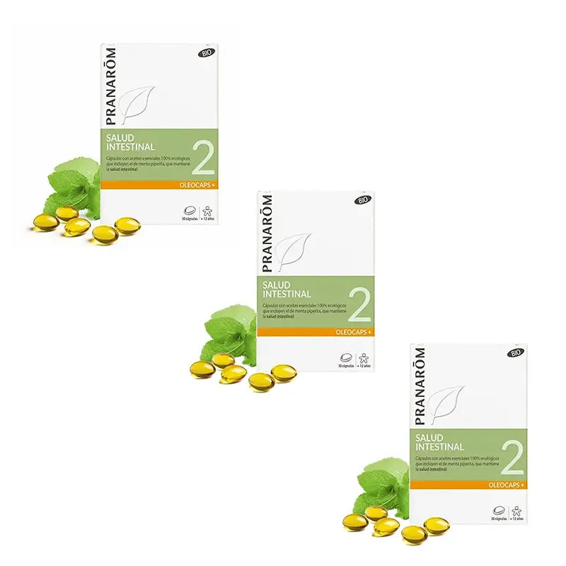 Pranarôm Oleocaps 2 Gastrointestinal & Urine Relief, 3X30 Capsules