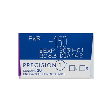 Lentilles quotidiennes sphériques Precision1, 30 unités