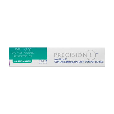Lentilles quotidiennes toriques Precision1, 90 unités